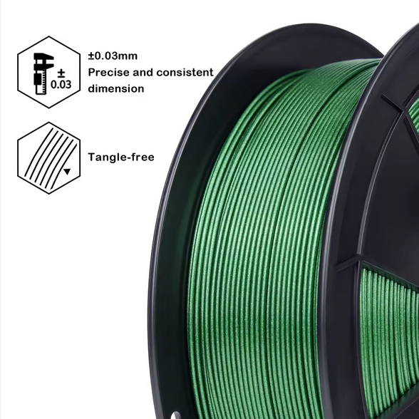 Ziro PLA Diamond - Emerald Green