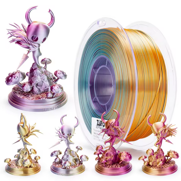 Ziro PLA Tri-Colour Silk - Metal Blossom