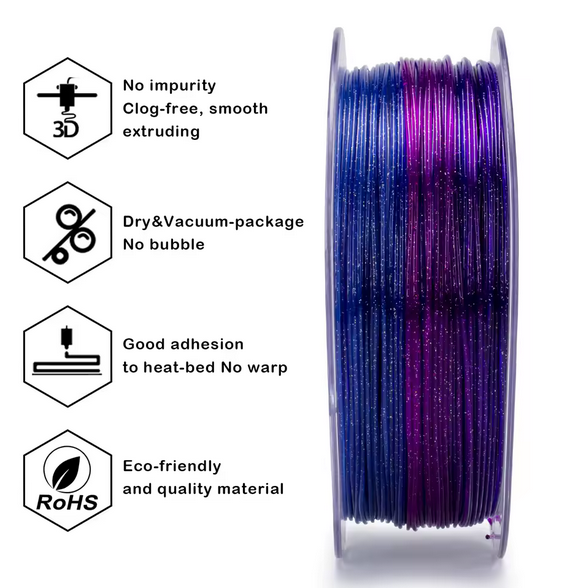 Ziro PLA Gradient Twinkling - Galaxy