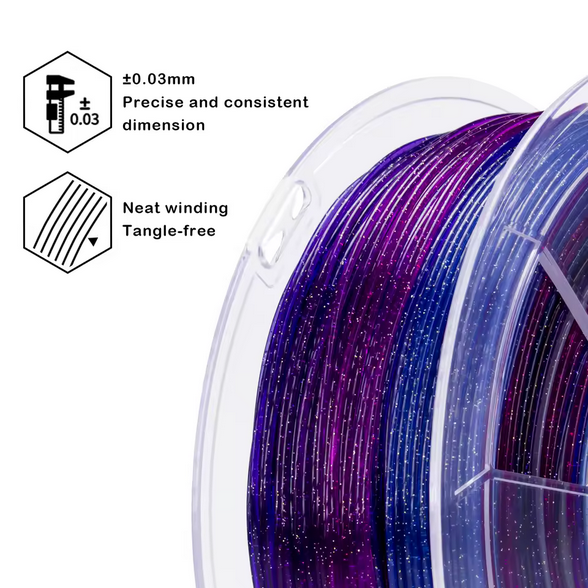 Ziro PLA Gradient Twinkling - Galaxy