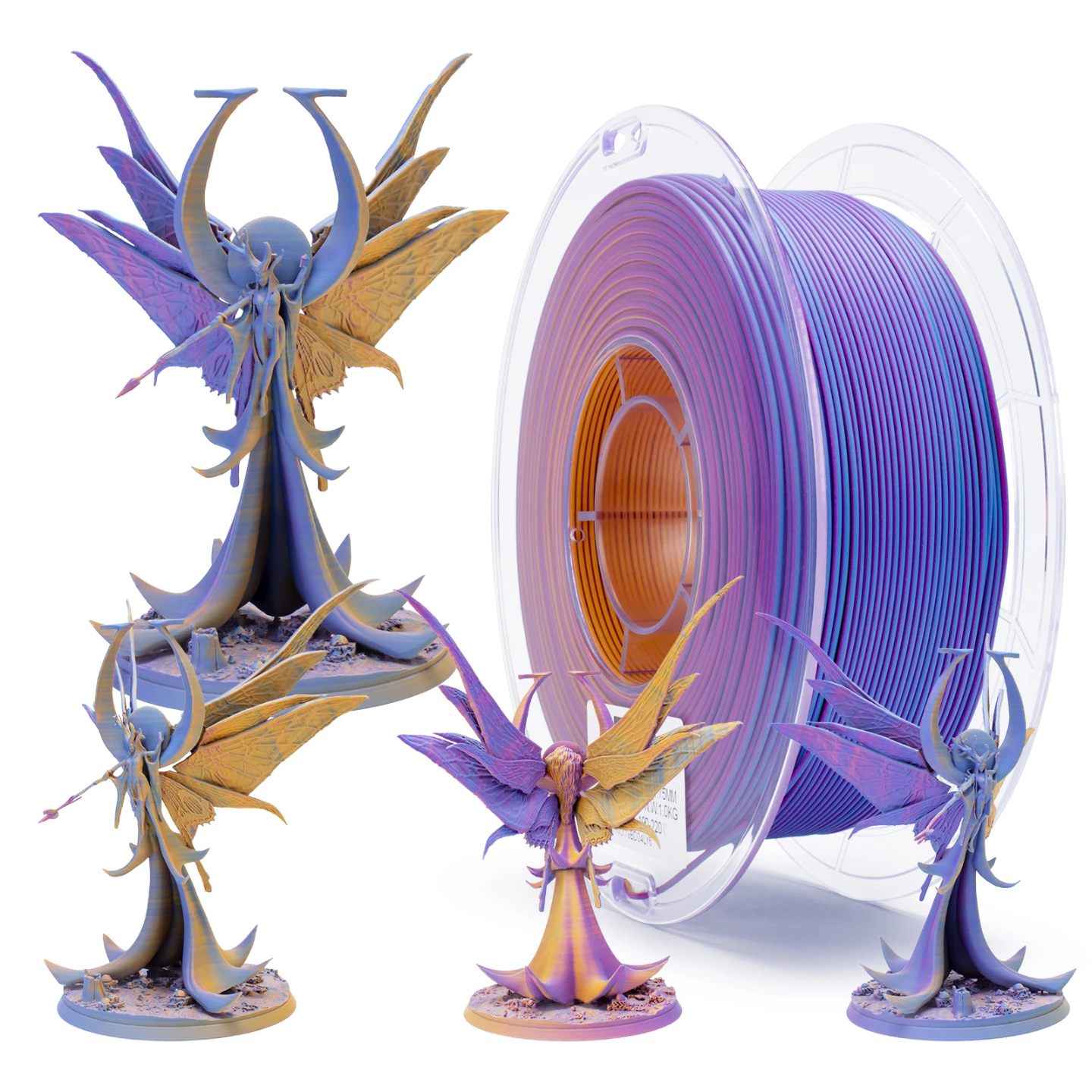 Ziro PLA Tri-Colour Matte - Purple Sunset