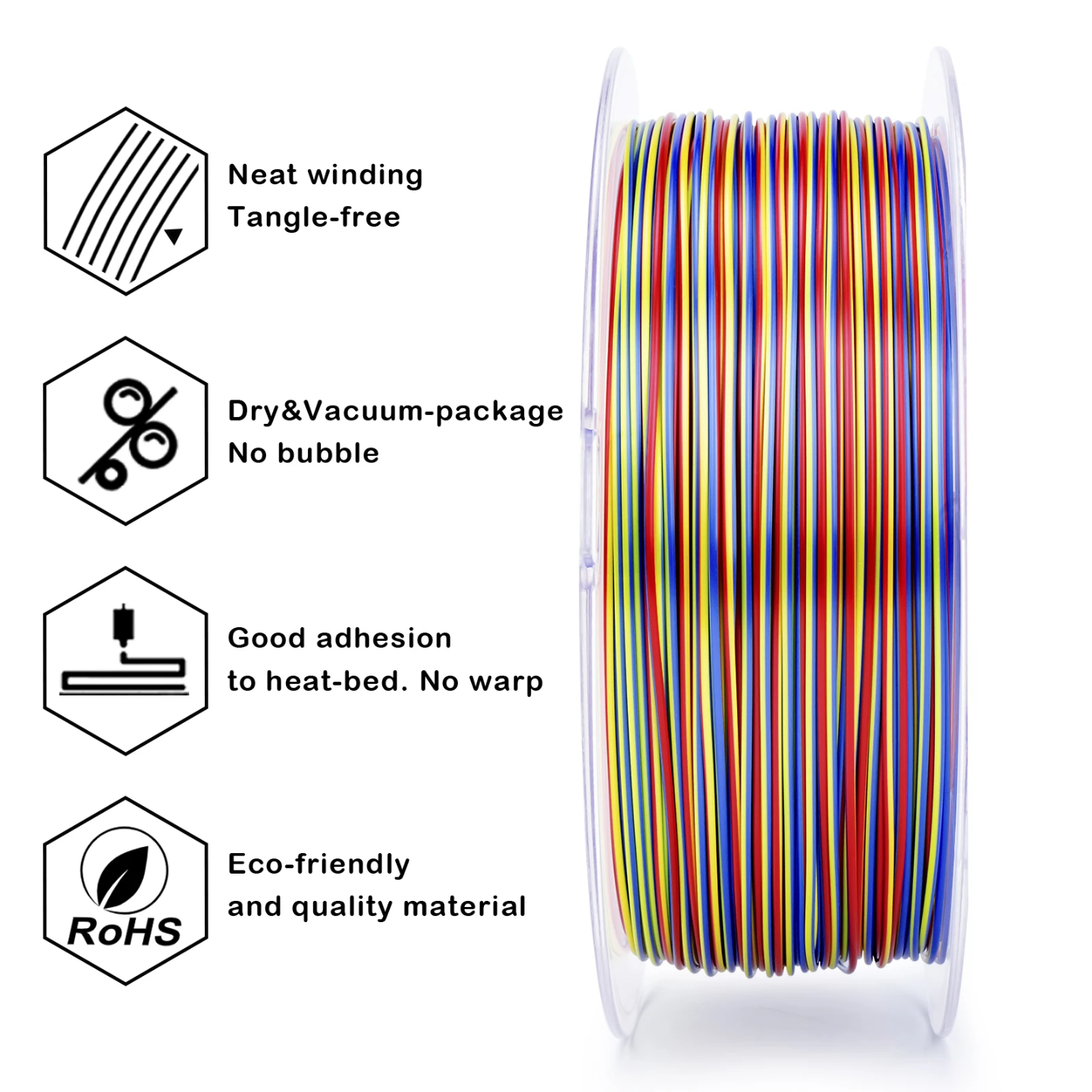 Ziro PLA Stripes - Silk Firework