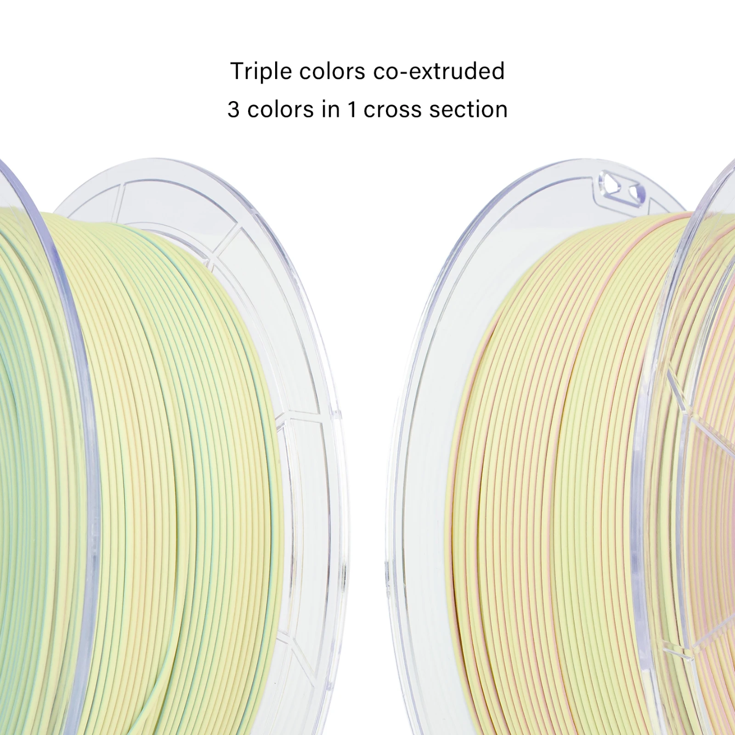 Ziro PLA Tri-Colour Matte - Colorful Mist