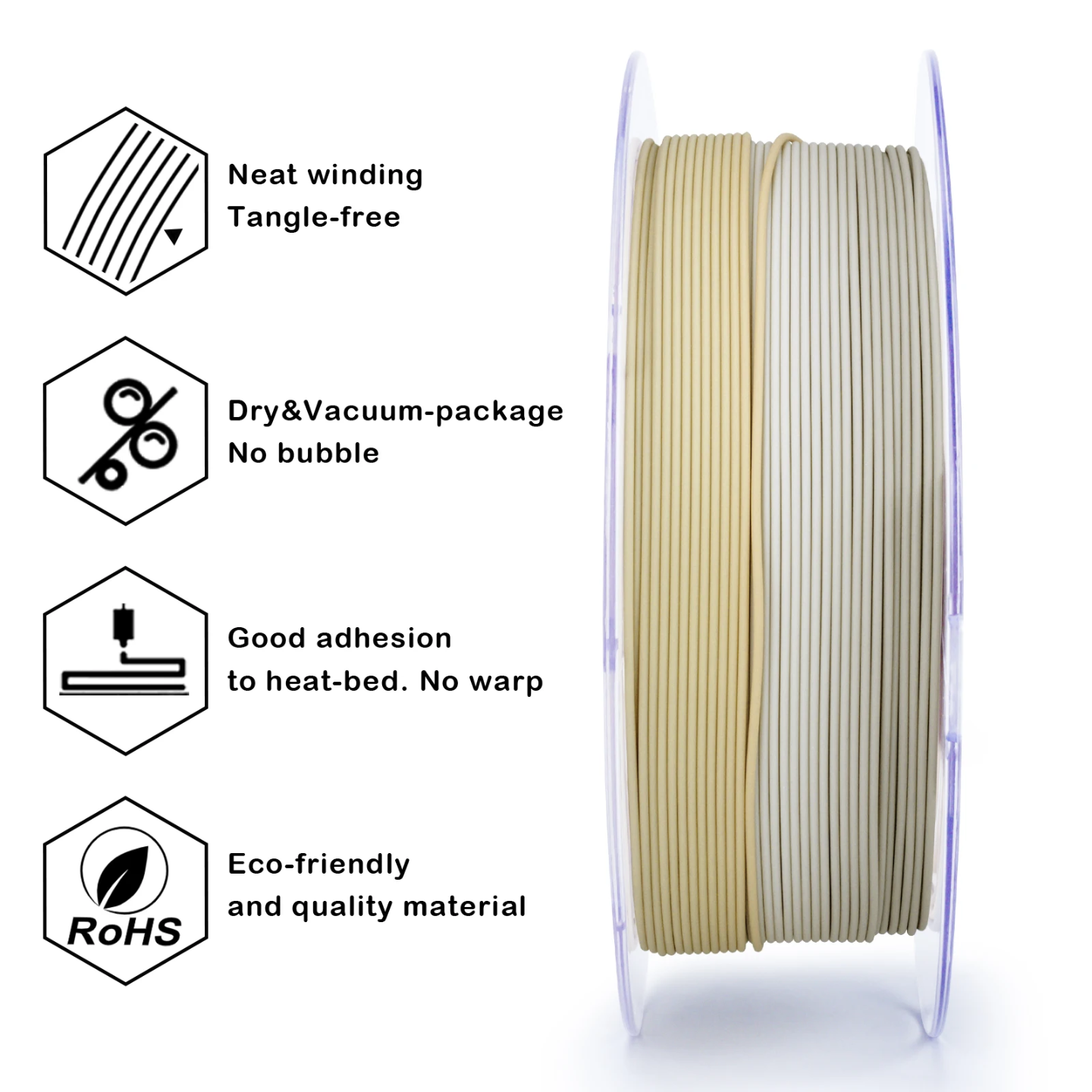 Ziro PLA Gradient Matte - Beige She