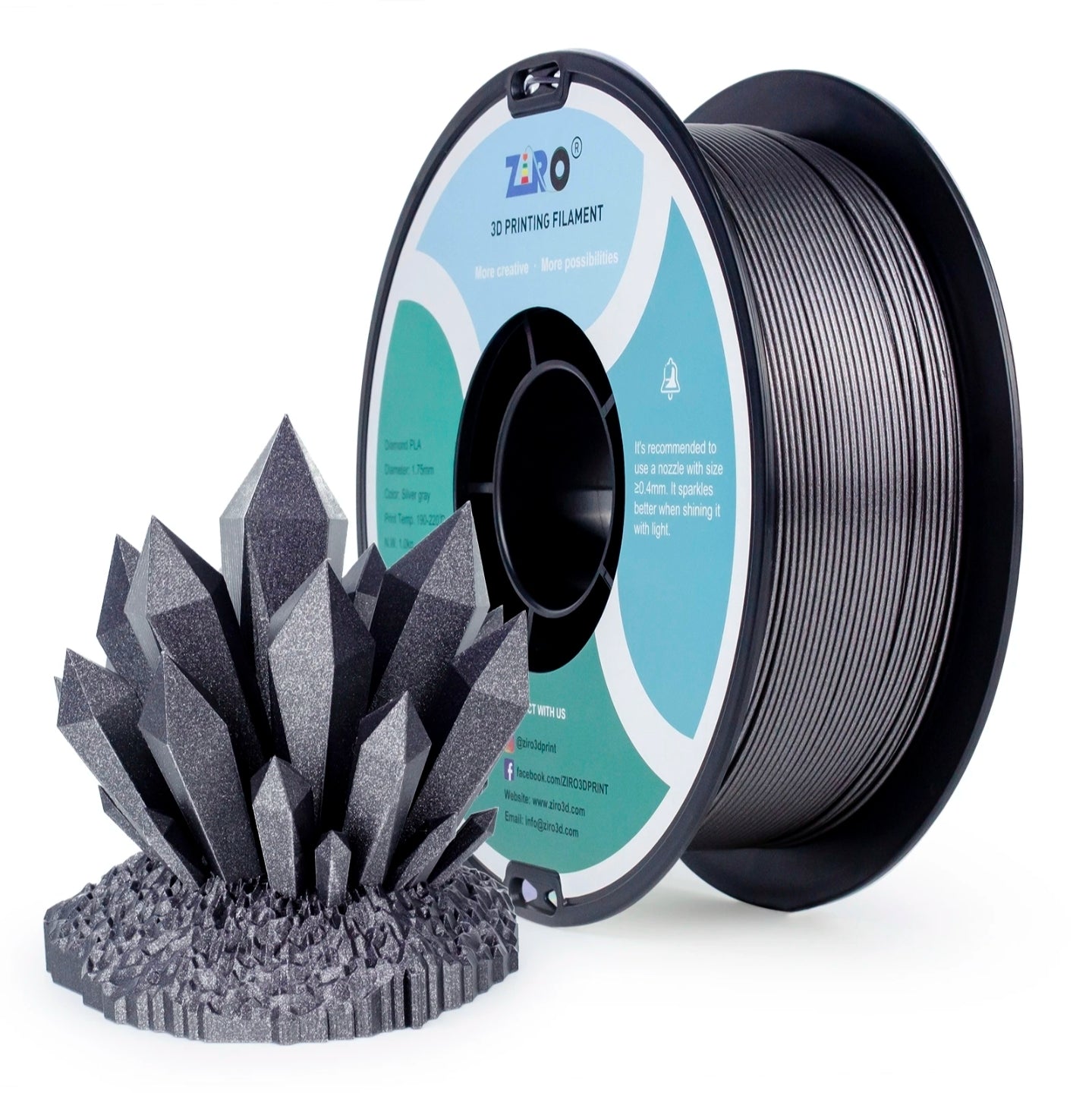 Ziro PLA Diamond - Silver