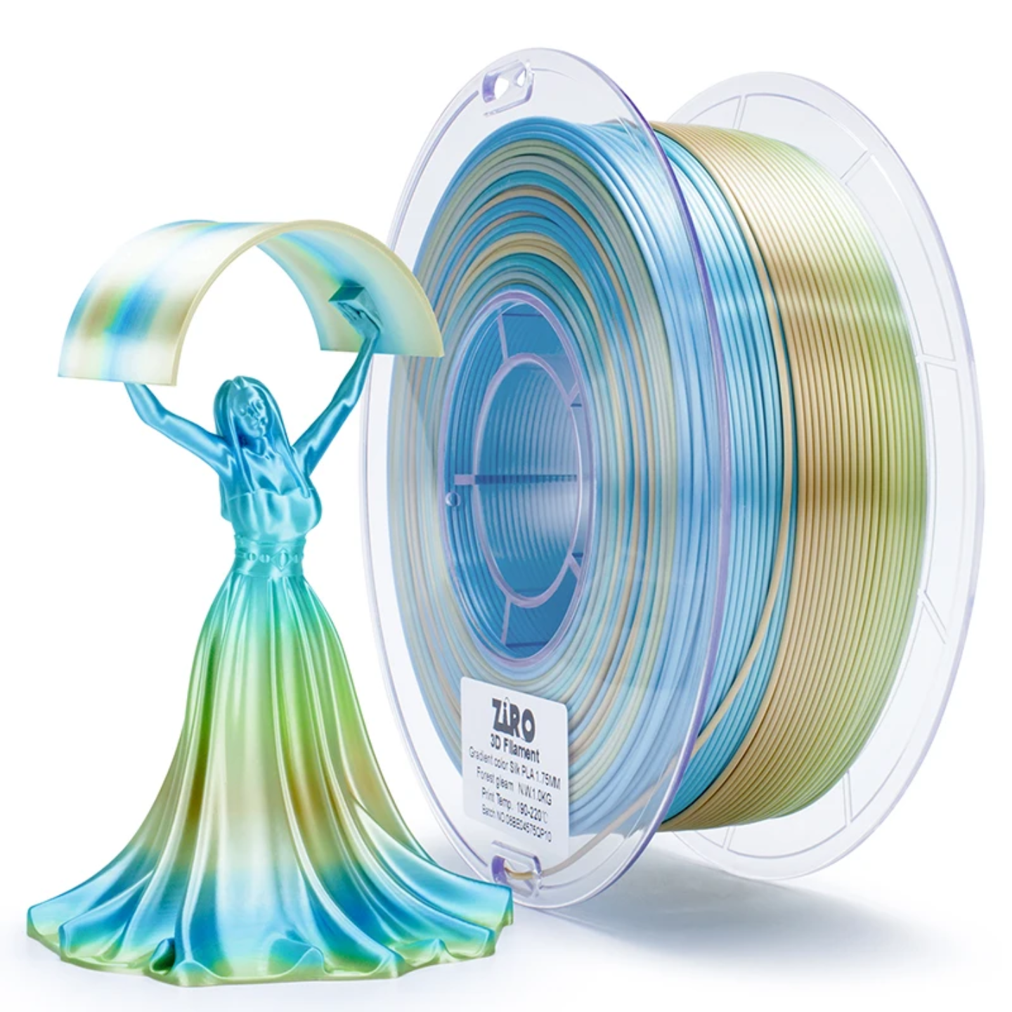 Ziro PLA Gradient Silk - Forest Gleam