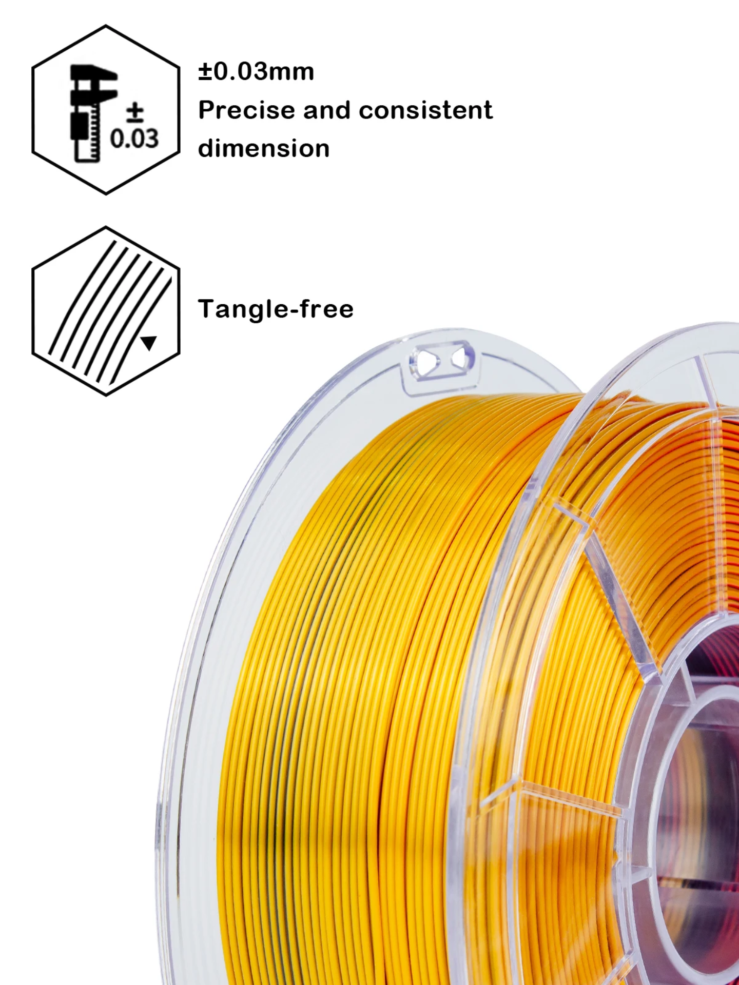 Ziro PLA Tri-Colour Silk - Steampunk