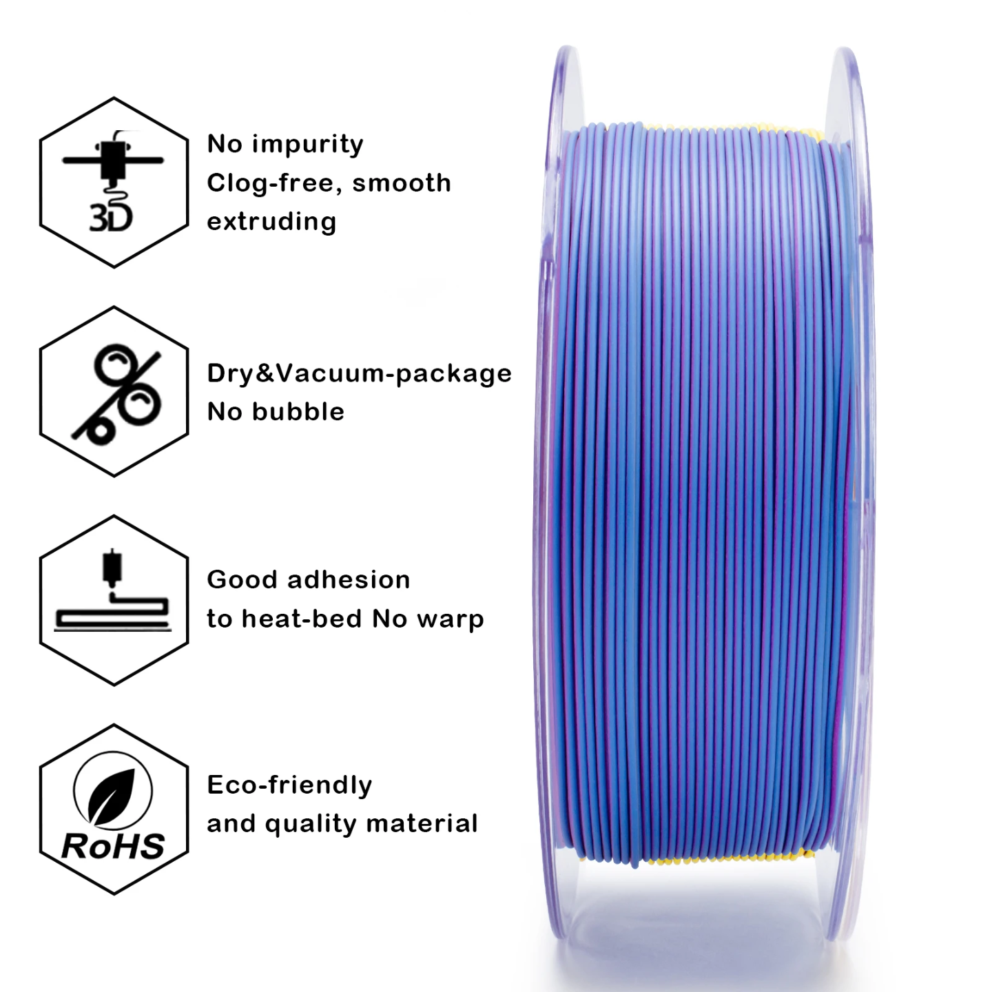 Ziro PLA Tri-Colour Matte - Purple Sunset