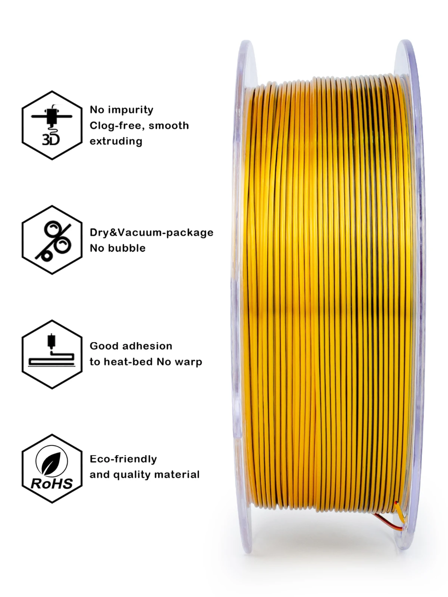 Ziro PLA Tri-Colour Silk - Steampunk