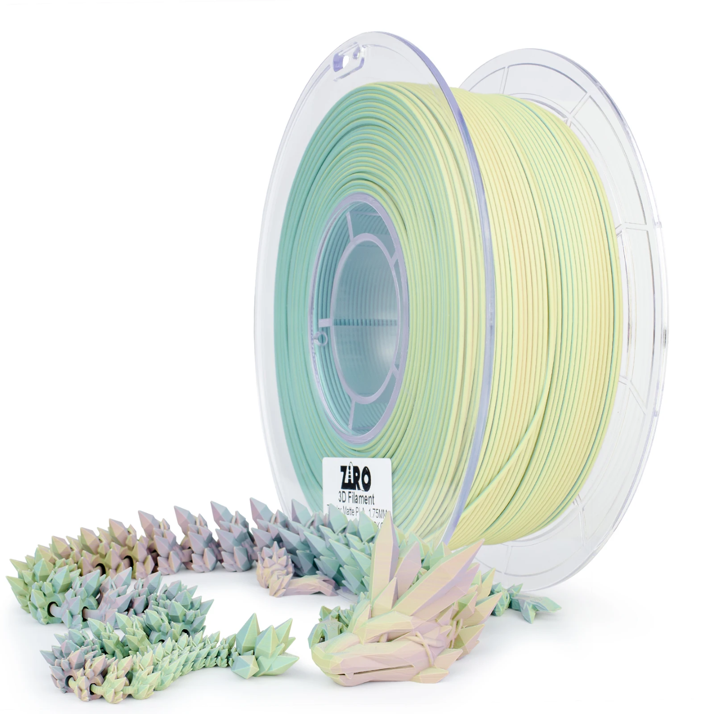 Ziro PLA Tri-Colour Matte - Colorful Mist