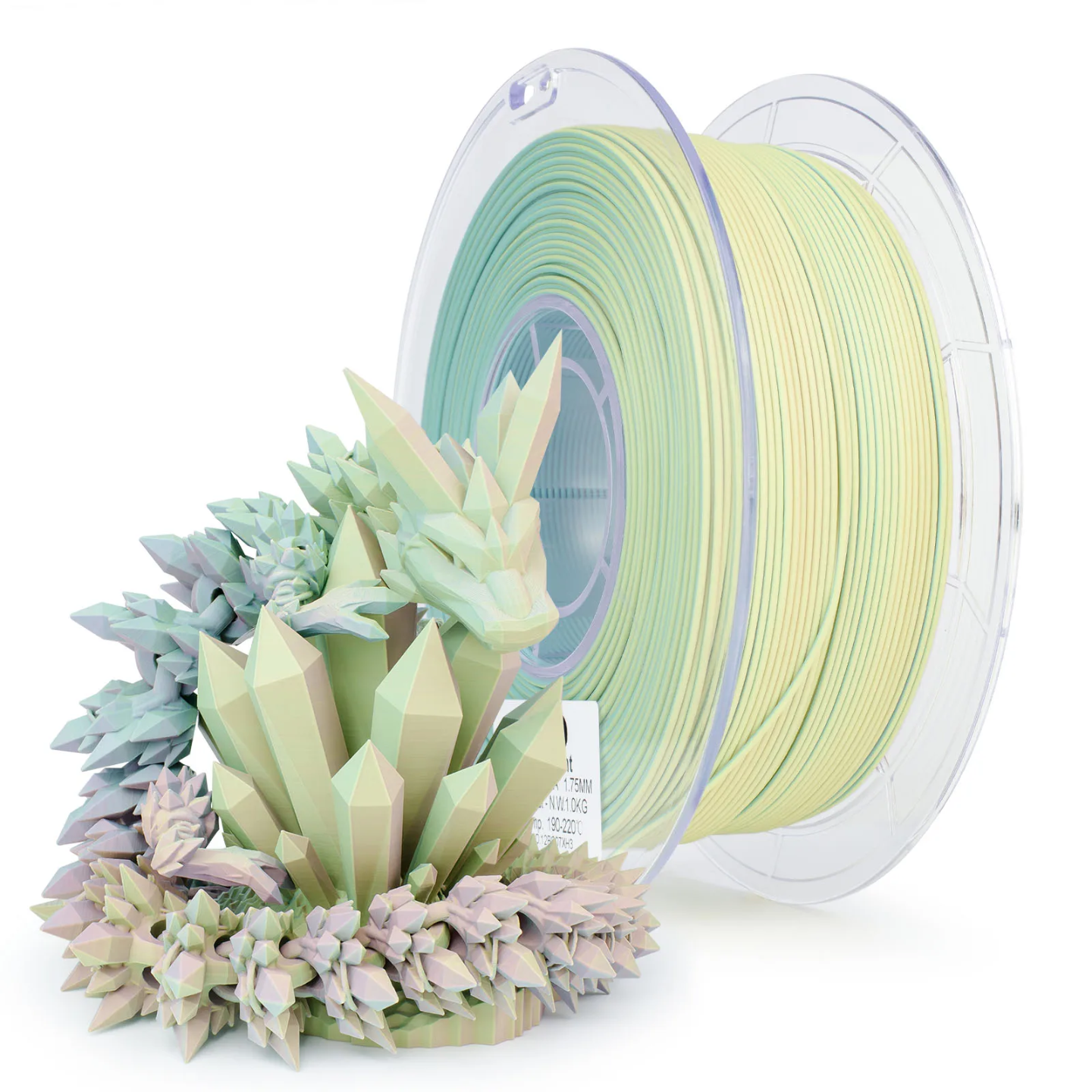 Ziro PLA Tri-Colour Matte - Colorful Mist